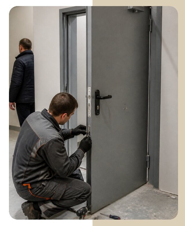 Ремонт противопожарной двери в Шелехове по цене 6965 р. | ДвериЛегко-Шлх